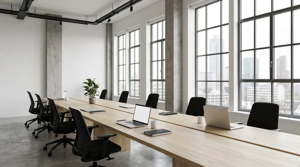 Photograph representing the fictional mill studio project